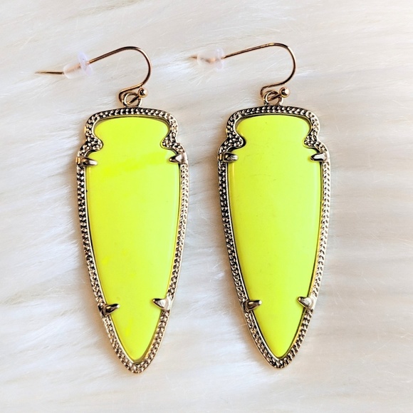 Kendra Scott Jewelry - Kendra Scott Skylar Neon Yellow Gold Large
